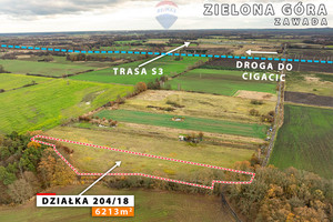 Działka na sprzedaż 6213m2 Zielona Góra Zawada - zdjęcie 3