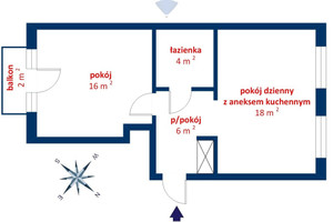 Mieszkanie na sprzedaż 44m2 żyrardowski Żyrardów Józefa Mireckiego - zdjęcie 2