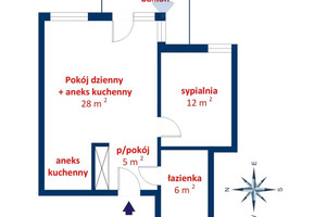 Mieszkanie do wynajęcia 51m2 Warszawa Czorsztyńska - zdjęcie 3