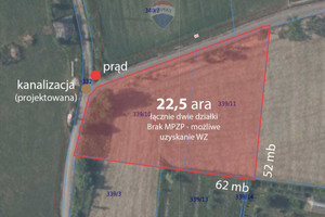 Działka na sprzedaż 2250m2 limanowski Limanowa Męcina - zdjęcie 2