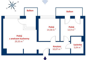 Mieszkanie na sprzedaż 72m2 Poznań Podolany Jasielska - zdjęcie 3