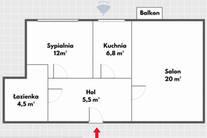 Mieszkanie na sprzedaż 48m2 Warszawa Mokotów Łukowa - zdjęcie 2