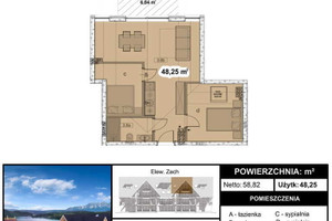 Mieszkanie na sprzedaż 49m2 nowotarski Czorsztyn Kluszkowce Piękna - zdjęcie 1