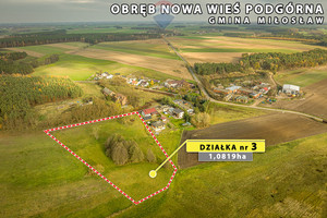 Działka na sprzedaż 10819m2 wrzesiński Miłosław Nowa Wieś Podgórna - zdjęcie 2