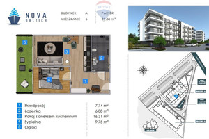 Mieszkanie na sprzedaż 40m2 kołobrzeski Kołobrzeg Artyleryjska - zdjęcie 1