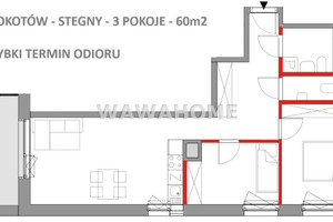 Mieszkanie na sprzedaż 60m2 Warszawa Mokotów - zdjęcie 1