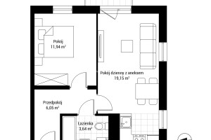 Mieszkanie na sprzedaż 41m2 Kraków Mistrzejowice Piastów - zdjęcie 2