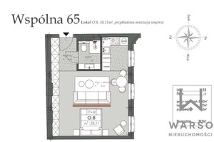 Mieszkanie na sprzedaż 39m2 Warszawa Śródmieście Wspólna - zdjęcie 1