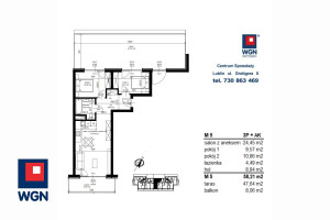 Mieszkanie na sprzedaż 59m2 łęczyński Łęczna Wierzbowa - zdjęcie 2