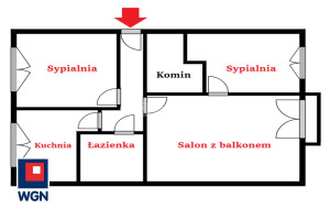 Mieszkanie na sprzedaż 55m2 zawierciański Zawiercie Wyszyńskiego - zdjęcie 1