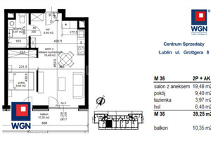 Mieszkanie na sprzedaż 40m2 łęczyński Łęczna Wierzbowa - zdjęcie 2