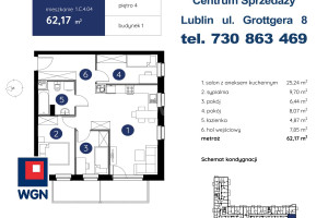 Mieszkanie na sprzedaż 63m2 Lublin - zdjęcie 2