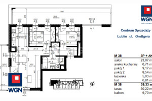 Mieszkanie na sprzedaż 60m2 łęczyński Łęczna Wierzbowa - zdjęcie 3