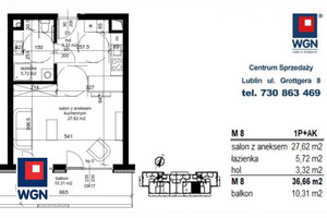 Mieszkanie na sprzedaż 37m2 łęczyński Łęczna Wierzbowa - zdjęcie 2