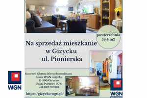 Mieszkanie na sprzedaż 60m2 giżycki Giżycko Pionierska - zdjęcie 2