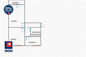 Mieszkanie na sprzedaż 46m2 Szczecin Drzetowo-Grabowo Rugiańska - zdjęcie 3