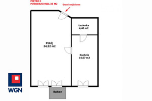 Mieszkanie na sprzedaż 39m2 Legnica Tarninów Elizy Orzeszkowej - zdjęcie 3