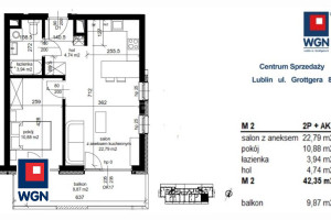 Mieszkanie na sprzedaż 43m2 łęczyński Łęczna Wierzbowa - zdjęcie 2