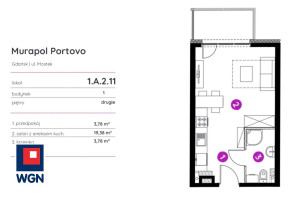 Mieszkanie na sprzedaż 27m2 Gdańsk Mostek - zdjęcie 2