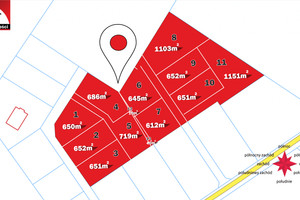 Działka na sprzedaż 645m2 poznański Pobiedziska - zdjęcie 1