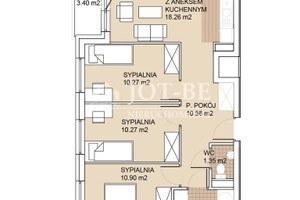 Mieszkanie na sprzedaż 66m2 Wrocław Psie Pole Zakrzów Zofii Gumińskiej - zdjęcie 3