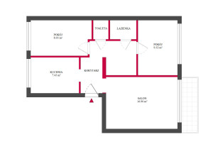 Mieszkanie na sprzedaż 54m2 Łódź Górna Maurycego Mochnackiego - zdjęcie 1