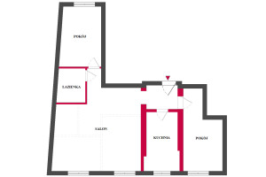 Mieszkanie na sprzedaż 75m2 Warszawa Mokotów Stary Mokotów Kazimierzowska - zdjęcie 3