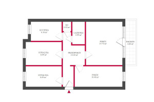 Mieszkanie na sprzedaż 70m2 Łódź Polesie Retkinia Janusza Kusocińskiego - zdjęcie 1