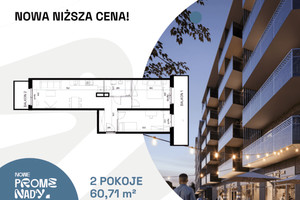 Mieszkanie na sprzedaż 61m2 Wrocław Śródmieście Nadodrze ul. Czesława Miłosza - zdjęcie 1