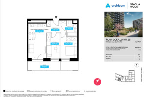 Mieszkanie na sprzedaż 54m2 Warszawa Wola Juliana Konstantego Ordona - zdjęcie 1