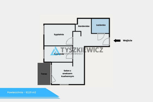 Mieszkanie na sprzedaż 63m2 Gdynia Witomino Witomino-Leśniczówka Wąska - zdjęcie 3