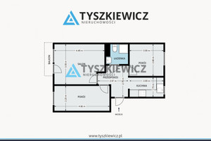 Mieszkanie na sprzedaż 50m2 kościerski Kościerzyna Marii Skłodowskiej-Curie - zdjęcie 3