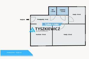 Mieszkanie na sprzedaż 53m2 wejherowski Wejherowo Gościcino Strażacka - zdjęcie 1