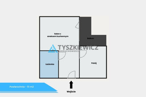 Mieszkanie na sprzedaż 51m2 Gdynia Chwarzno-Wiczlino Bpa Antanasa Baranauskasa - zdjęcie 2