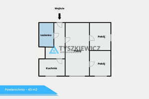 Mieszkanie na sprzedaż 43m2 malborski Malbork Gabriela Narutowicza - zdjęcie 2