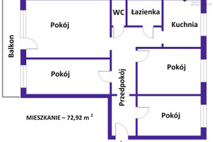 Mieszkanie na sprzedaż 73m2 Katowice Koszutka Modrzewiowa - zdjęcie 2