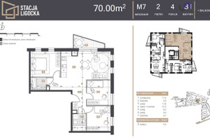 Mieszkanie na sprzedaż 70m2 Katowice Ligota Ligocka - zdjęcie 2