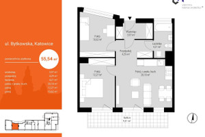 Mieszkanie na sprzedaż 56m2 Katowice Wełnowiec-Józefowiec Józefowiec Bytkowska - zdjęcie 2