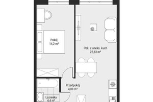 Mieszkanie na sprzedaż 46m2 Katowice Wełnowiec-Józefowiec Wełnowiec Bytkowska - zdjęcie 2