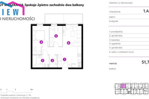 Mieszkanie na sprzedaż 52m2 Gdańsk Ujeścisko-Łostowice Łostowice - zdjęcie 3