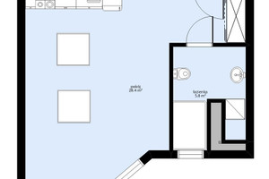 Mieszkanie na sprzedaż 32m2 Szczecin Śródmieście Jagiellońska - zdjęcie 1