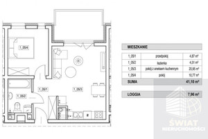 Mieszkanie na sprzedaż 42m2 Szczecin Żelechowa - zdjęcie 3