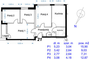 Mieszkanie do wynajęcia 66m2 Gliwice al. Majowa - zdjęcie 1