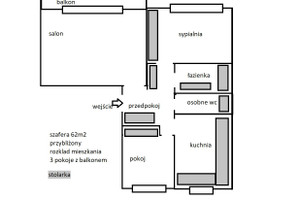 Mieszkanie na sprzedaż 62m2 Łódź Widzew Widzew-Wschód Władysława Szafera - zdjęcie 2