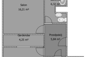 Mieszkanie na sprzedaż 53m2 Łódź Widzew Widzew-Wschód - zdjęcie 2