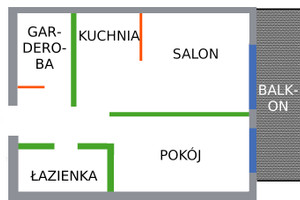 Mieszkanie na sprzedaż 47m2 Kraków Prądnik Biały Pękowicka - zdjęcie 2