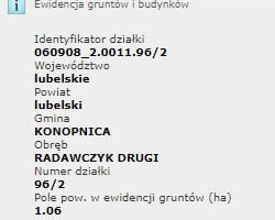 Działka na sprzedaż lubelski Konopnica Radawczyk Drugi - zdjęcie 2