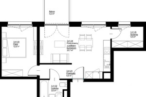 Mieszkanie na sprzedaż, 47 m², 2 pokoje Lublin Wrotków