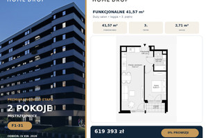 Premiera nowego etapu|2 pokoje| BEZ PROWIZJI