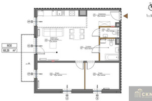 Mieszkanie na sprzedaż, 68 m², 2 pokoje Kraków